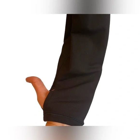 Athleta Shanti Mock Neck, Fitted, Cropped Long Sleeve Performance Top - Picture 12 of 13